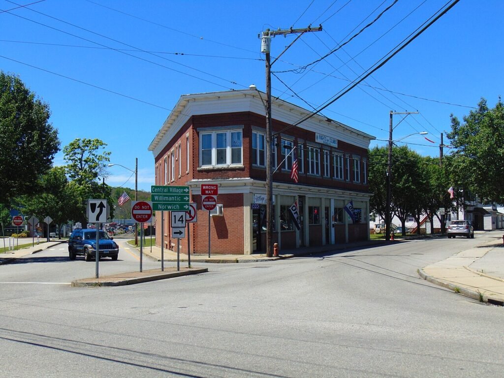 Downtown Moosup in Plainfield, Connecticut