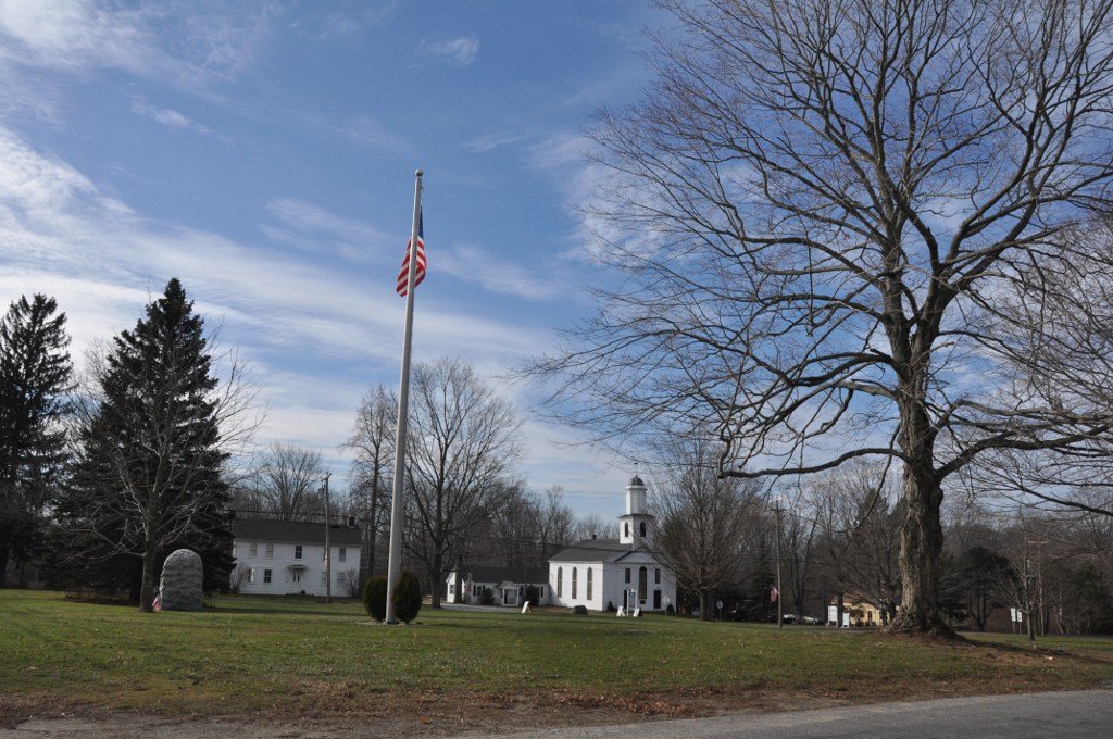 Willington Common town green in Willington, Connecticut